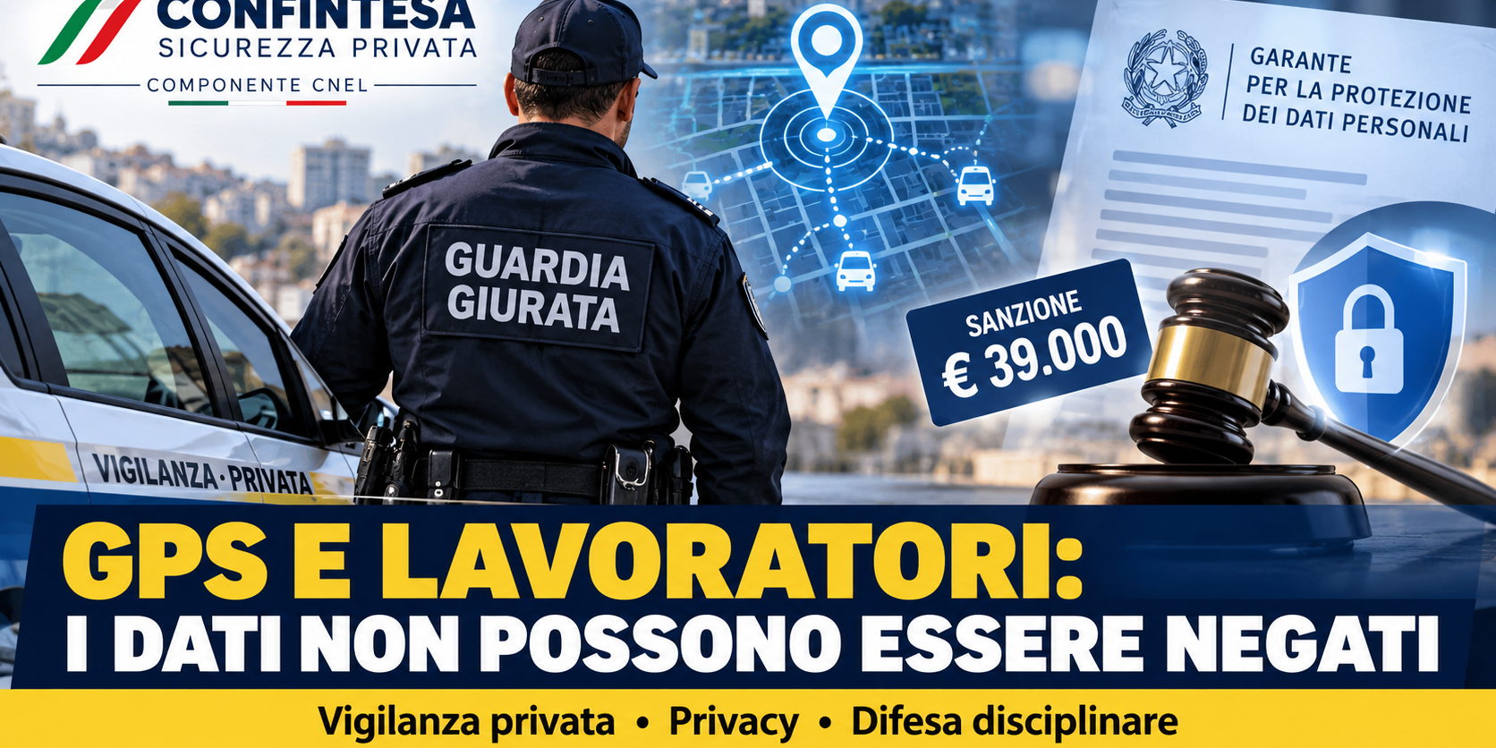 GPS e lavoratori della vigilanza privata - Confintesa Sicurezza Privata