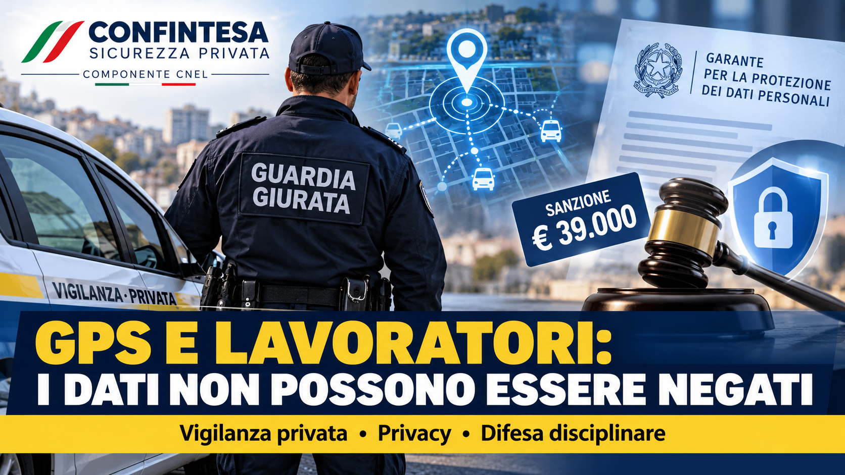 GPS e lavoratori della vigilanza privata - Confintesa Sicurezza Privata